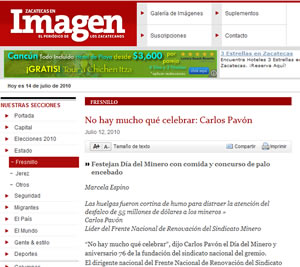 No hay mucho qu� celebrar: Carlos Pav�n
